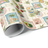  kleurrijke Mexicaanse reisprint Cadeaupapier (Rol Hoek)