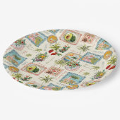  kleurrijke Mexicaanse reisprint Papieren Bordje (Gekanteld)