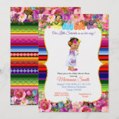 Kleurrijke Mexicaanse senorita Fiesta Meisje Baby  Kaart (Voorkant / Achterkant)
