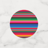 Kleurrijke Mexicaanse Serape Fiesta Confetti (Kleine voorkant)