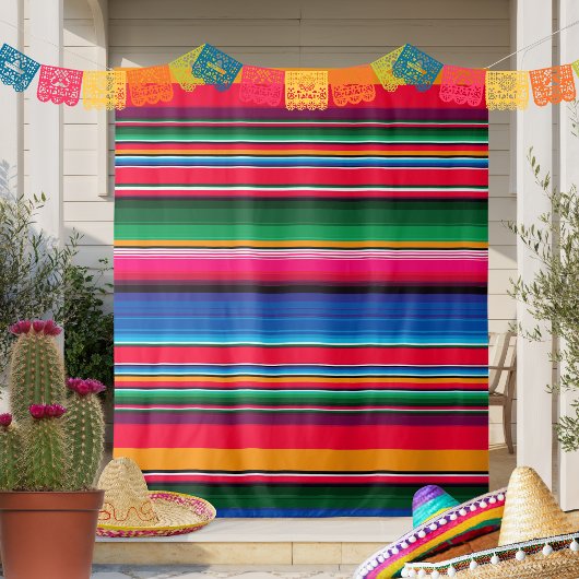 Kleurrijke Mexicaanse Serape Party Tapestry Achter Wandkleed