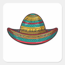 Kleurrijke Mexicaanse Sombrero Cinco De Mayo
