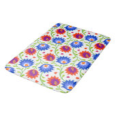 Kleurrijke Mexicaanse stijl Floral Pattern Elegant Badmat (Gekanteld)
