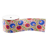 Kleurrijke Mexicaanse stijl Floral Pattern Elegant Grosgrain Lint (Spoel)