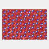 Kleurrijke Mexicaanse stijl Floral Pattern Elegant Inpakpapier Vel (Voorkant 3)