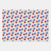 Kleurrijke Mexicaanse stijl Floral Pattern Elegant Inpakpapier Vel (Voorkant 2)