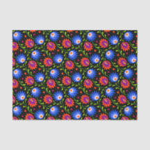 Kleurrijke Mexicaanse stijl Floral Pattern Elegant