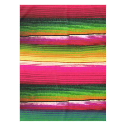 Kleurrijke Mexicaanse stijl Tafelkleed (Voorkant)
