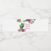 Kleurrijke Mexicaanse Taco bout Liefde Waterfles Waterfles Etiket (Enkel label)