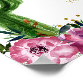 Kleurrijke Mexicaanse Taco over Liefde Drink Teken Poster (Hoek)