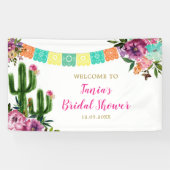 Kleurrijke Mexicaanse Taco over Liefde Grote Banne Spandoek (Horizontaal)