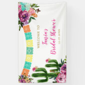 Kleurrijke Mexicaanse Taco over Liefde Grote Banne Spandoek (Verticaal)