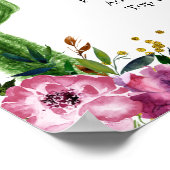 Kleurrijke Mexicaanse Taco over Liefde Mimosa Bar Poster (Hoek)