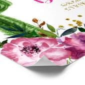 Kleurrijke Mexicaanse Taco over Liefde Photo Booth Poster (Hoek)