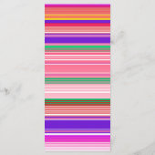 Kleurrijke Mexicaanse Taco over Liefde Vrijgezelle Menu (Achterkant)