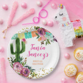 Kleurrijke Mexicaanse Taco over Love Paper Bord (Feest)