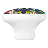 Kleurrijke Mexicaanse Talavera Floral Keramische K Keramische Knop (Zijkant)