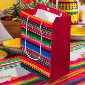 Kleurrijke Mexicaanse traditionele Serape Medium Cadeauzakje