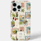Kleurrijke Mexicaanse Travel Print Monogram Case-Mate iPhone Case (Achterkant)