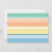 Kleurrijke Mexicaanse verjaardag Fiesta Papel Pica Bedankkaart (Achterkant)