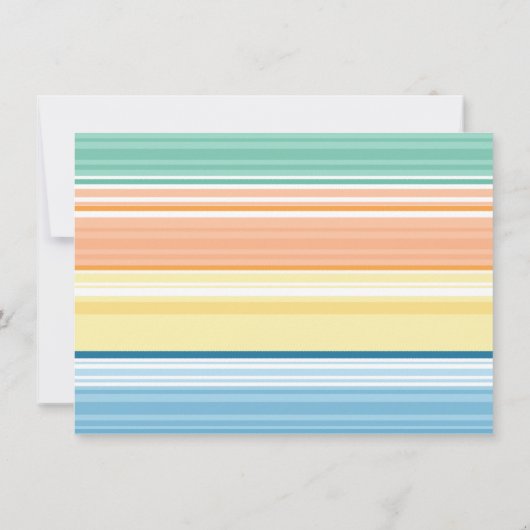 Kleurrijke Mexicaanse verjaardag Fiesta Papel Pica Bedankkaart (Achterkant)