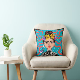 Kleurrijke Mexicaanse Volkskunst Decoratiekussen Kussen