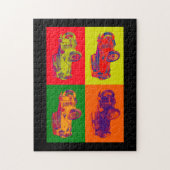 Kleurrijke Mg Tc Antiek Pop auto Legpuzzel (Verticaal)