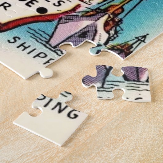 Kleurrijke  Michigan Kaart Jigsaw Puzzel (Zijkant)