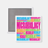 Kleurrijke microbiologie magneet (Voorkant / Achterkant)