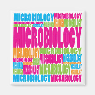 Kleurrijke microbiologie magneet