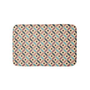 Kleurrijke Mid Century decoratie Badmat