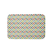 Kleurrijke Mid Century decoratie Badmat (Voorkant)