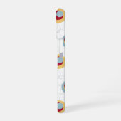 Kleurrijke Mid Century Leopard Spots Retro Patroon iPhone 16 Hoesje (Linkerkant)