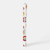 Kleurrijke Mid Century Leopard Spots Retro Patroon iPhone 16 Hoesje (Rechterkant)