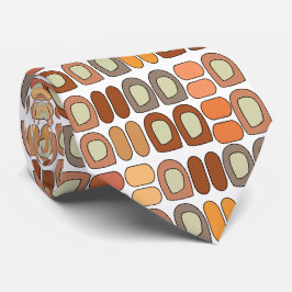 Kleurrijke Mid Century Modern Geometrisch Stropdas