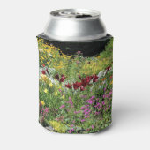 Kleurrijke Mid-Summer Gardens! Blikjeskoeler (Blikje Achterkant)