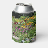 Kleurrijke Mid Summer Gardens Blikjeskoeler (Blikje Achterkant)