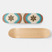 Kleurrijke middeleeuwse moderne regenboogterugloop persoonlijk skateboard (Horizontaal)