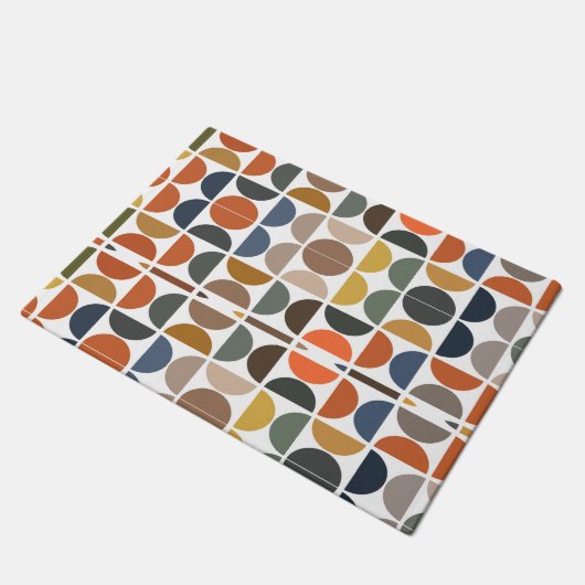 Kleurrijke, middeleeuwse retroflectoren deurmat (Schuin)