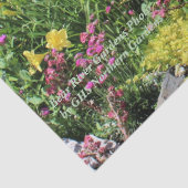 Kleurrijke middelmatige zomertuinen! tissuepapier (Detail)