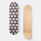 Kleurrijke Mini Sugar Skull Patroon Skateboard (Voorkant)