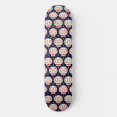 Kleurrijke Mini Sugar Skull Patroon Skateboard (Voorkant)