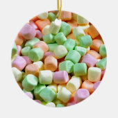 Kleurrijke miniatuur marshmallows ornament (Voorkant)