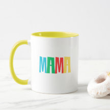 Kleurrijke Minimaal Mama Typografie