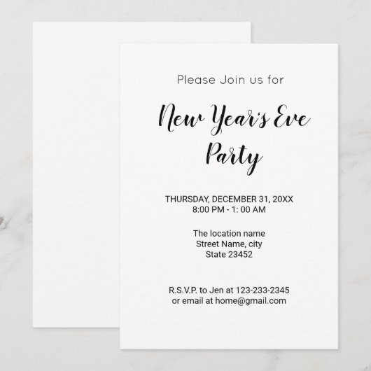 Kleurrijke minimale voeg uw tekst afbeeldingsnaam kaart (Voorkant / Achterkant)