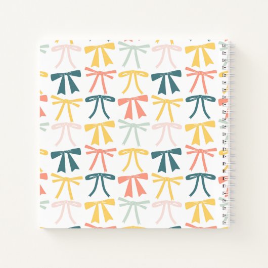 Kleurrijke minimalistische bogen notitieboek (Achterkant)