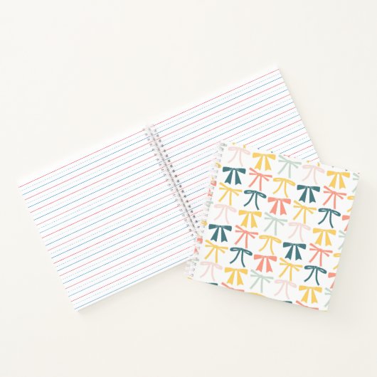 Kleurrijke minimalistische bogen notitieboek (Binnen)