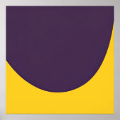 Kleurrijke minimalistische boog - een vloeiende el poster (Voorkant)