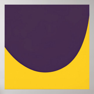 Kleurrijke minimalistische boog - een vloeiende el poster