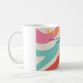 Kleurrijke minimalistische bruiloft koffiemok